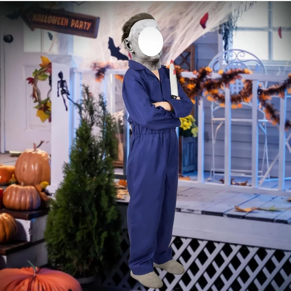MICHAEL MYERS Navy Blue Halloween costume
Coveralls size various - Picture 4 of 4